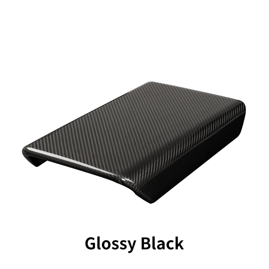 Tesla Model Y Juniper Center Armrest Cover (2025+) | Dry Carbon