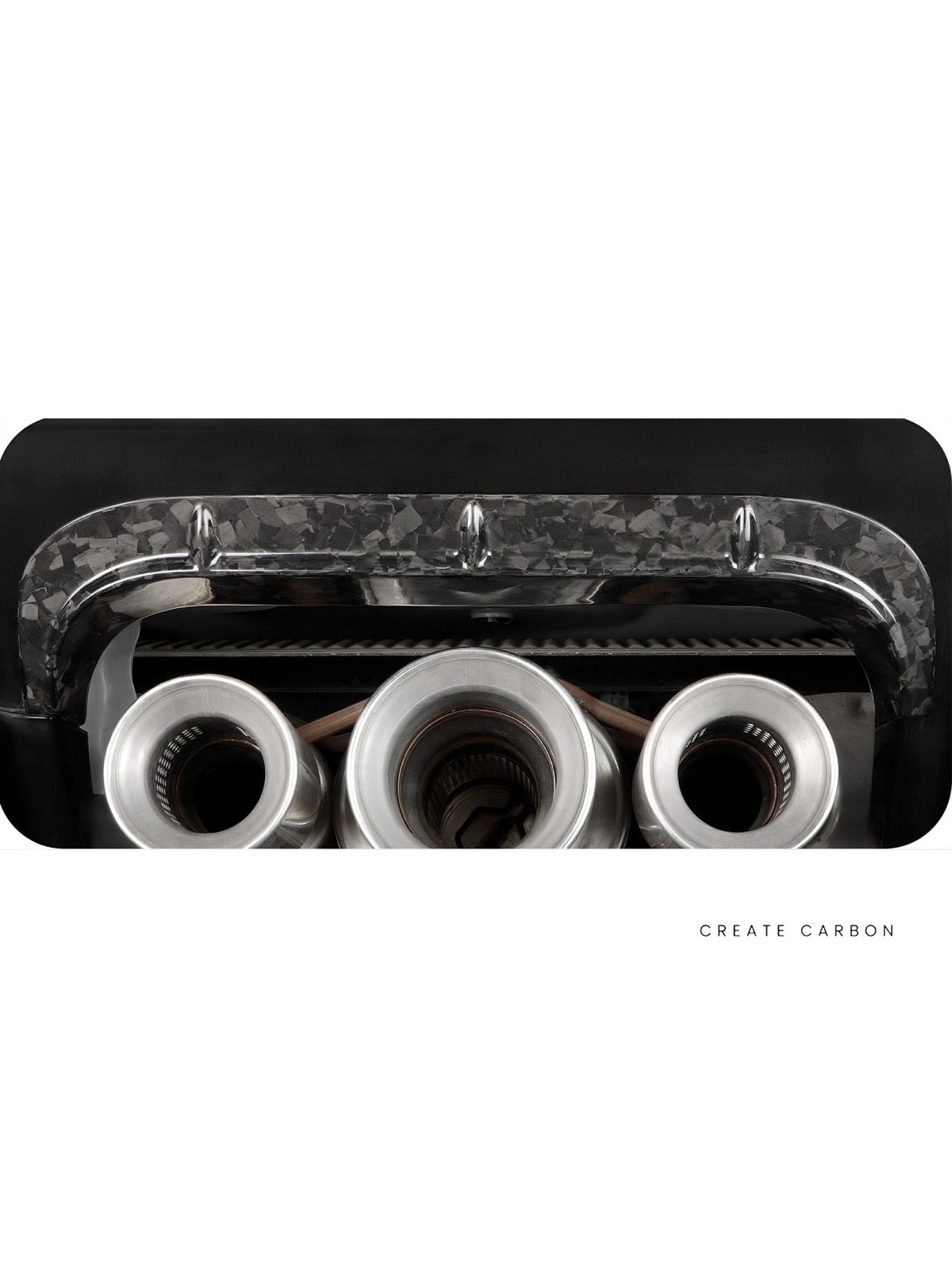 Rear Exhaust Trim Cover for Honda Civic Type R FL5, additional product view 5