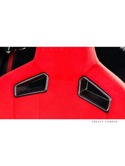 Seat Back Trim Covers for Honda Civic Type R FL5, additional product view 7