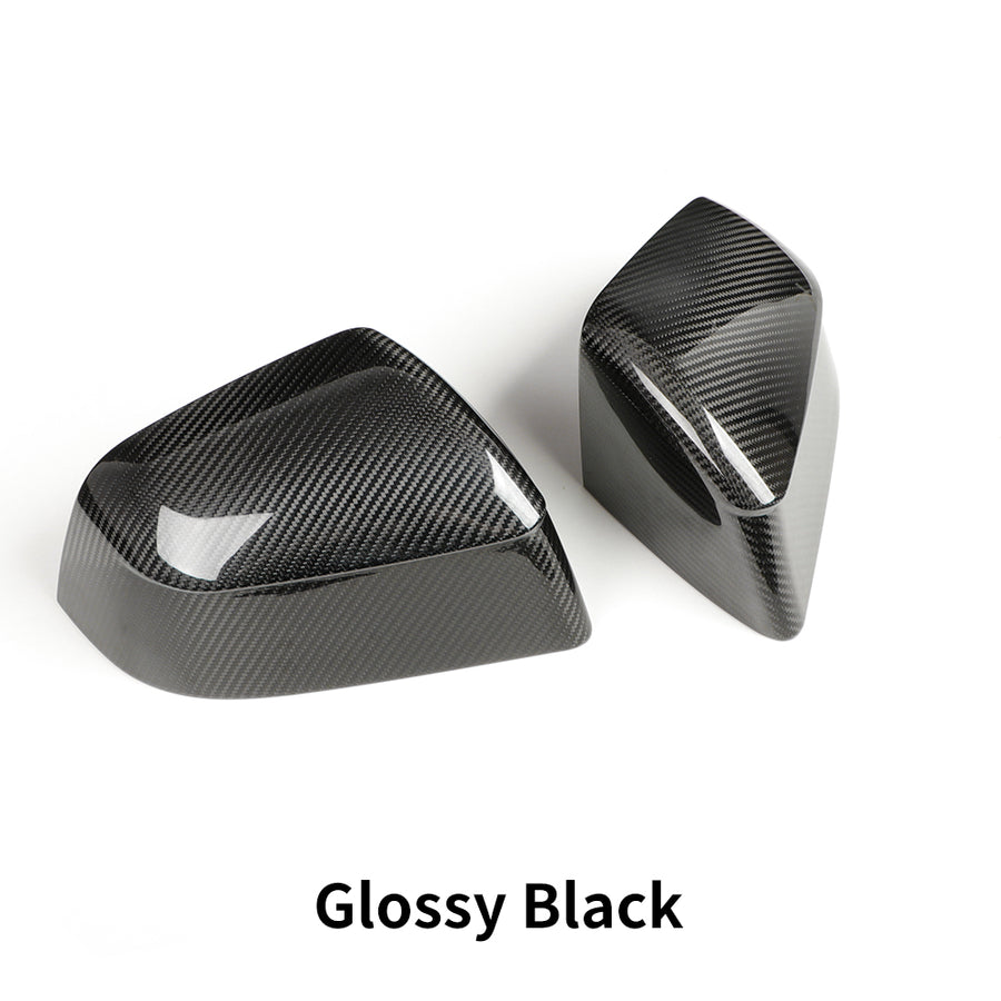 Tesla Model Y Juniper Side Mirror Covers (2025+) | Dry Carbon