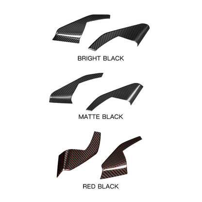 Create Carbon Dry Carbon Fiber Inner Door A Pillar Trim Cover for HONDA CIVIC Type R FL5 2022+