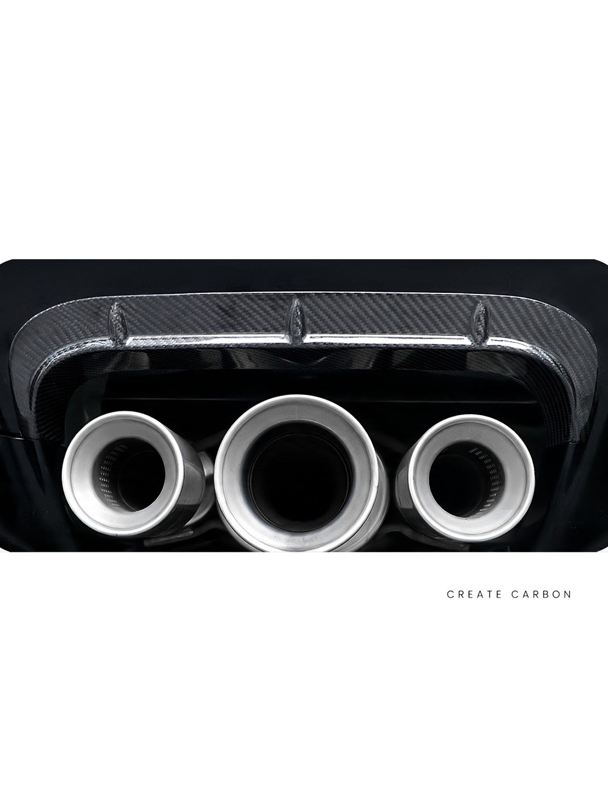 Rear Exhaust Trim Cover for Honda Civic Type R FL5, additional product view 7
