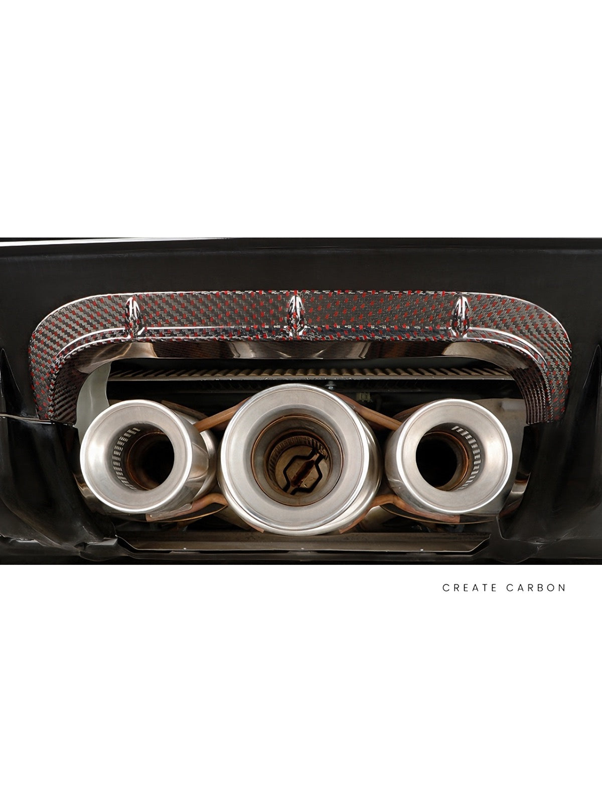 Rear Exhaust Trim Cover for Honda Civic Type R FL5, additional product view 6