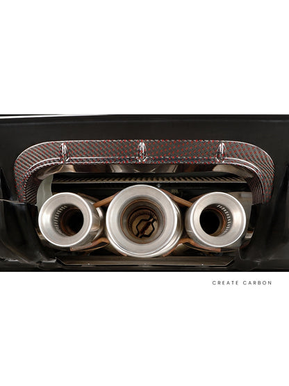 Rear Exhaust Trim Cover for Honda Civic Type R FL5, additional product view 6