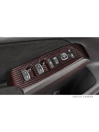 Window Switch Panel Covers, 4-Piece Set for Honda Civic Type R FL5, additional product view 3