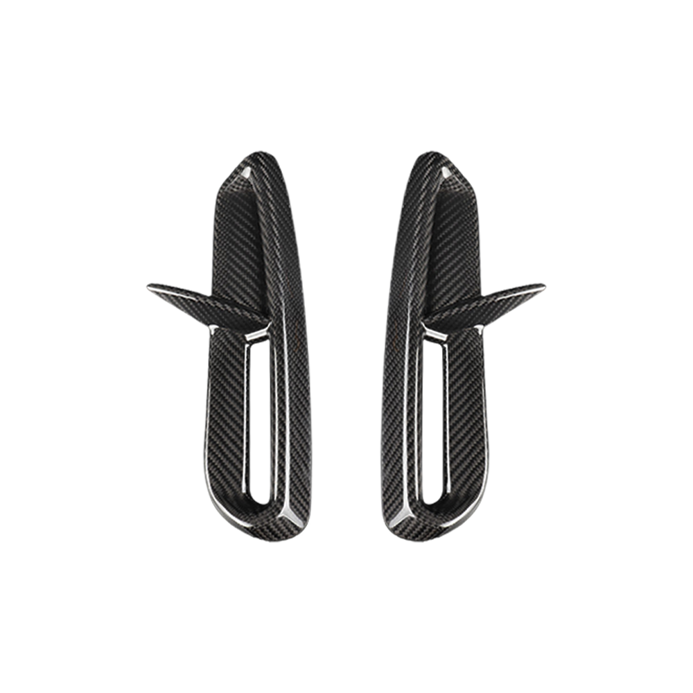 Create Carbon Carbon Fiber Rear Bumper Diffuser Spoiler Set (2PCS) for HONDA CIVIC Type R FL5