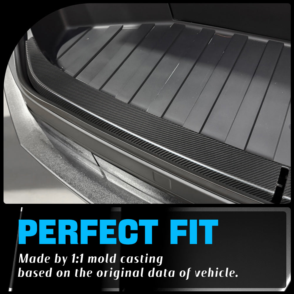 Dryvon Real Dry Carbon Fiber Frunk Sill Protector Cover for Tesla Cybertruck 2024+ Front Trunk Edge Guard Trim
