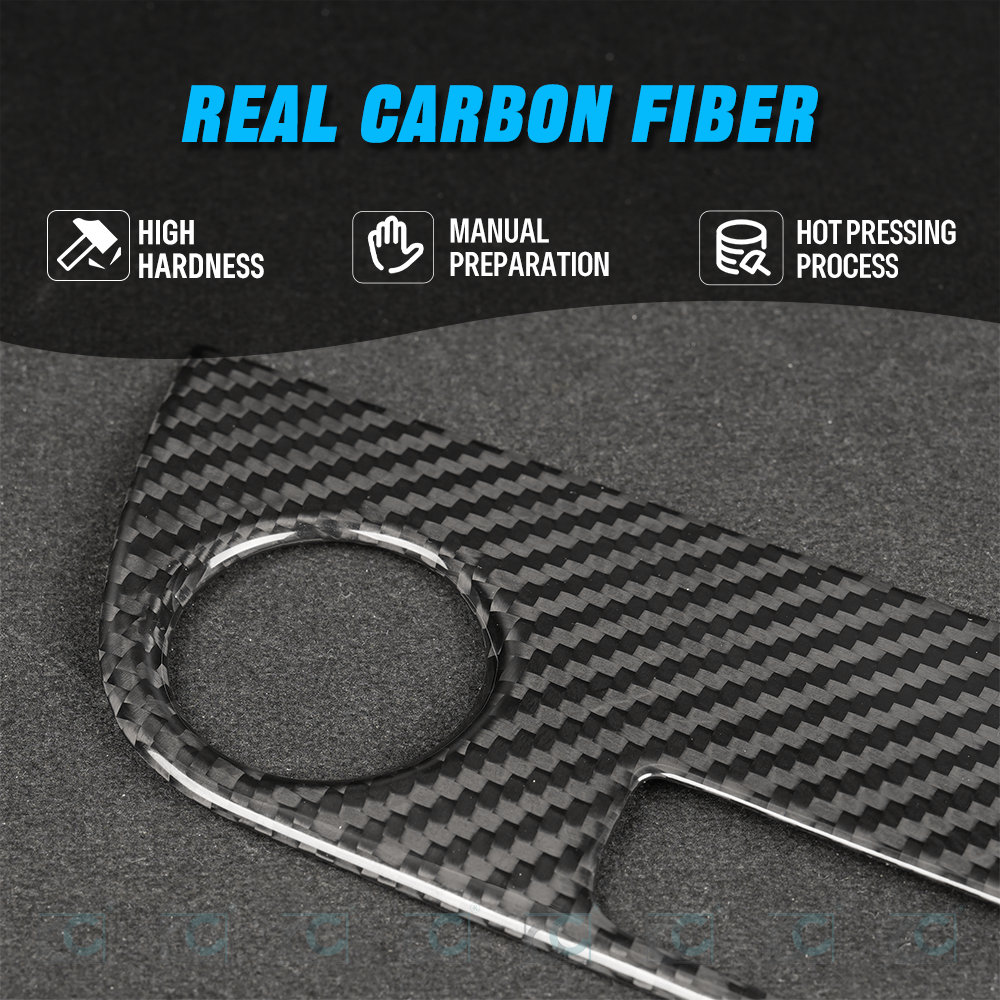 Create Carbon Dry Carbon Fiber Start Stop Button Trim for Hyundai Elantra N 2022+ (LHD)