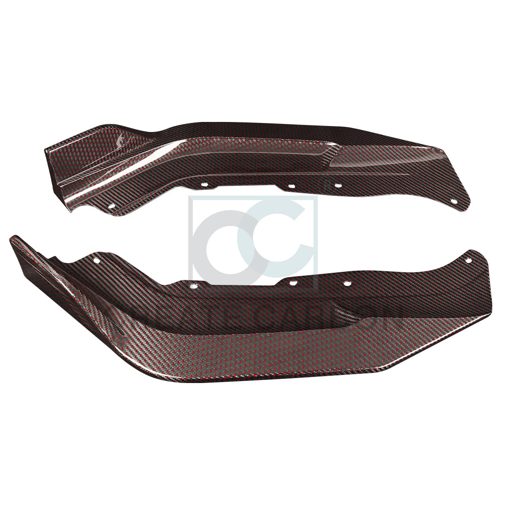 Create Carbon Dry Carbon Fiber Front Bumper Lip 2PCS for Honda Civic Type R FL5 2023+