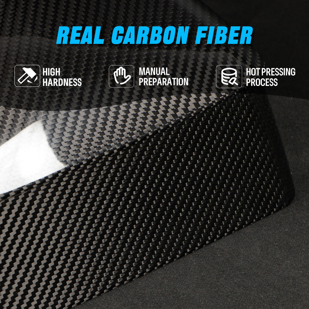 Create Carbon Dry Carbon Fiber Side Mirror Covers for Tesla Model Y Juniper 2025+ (Standard, Long Range & Performance)