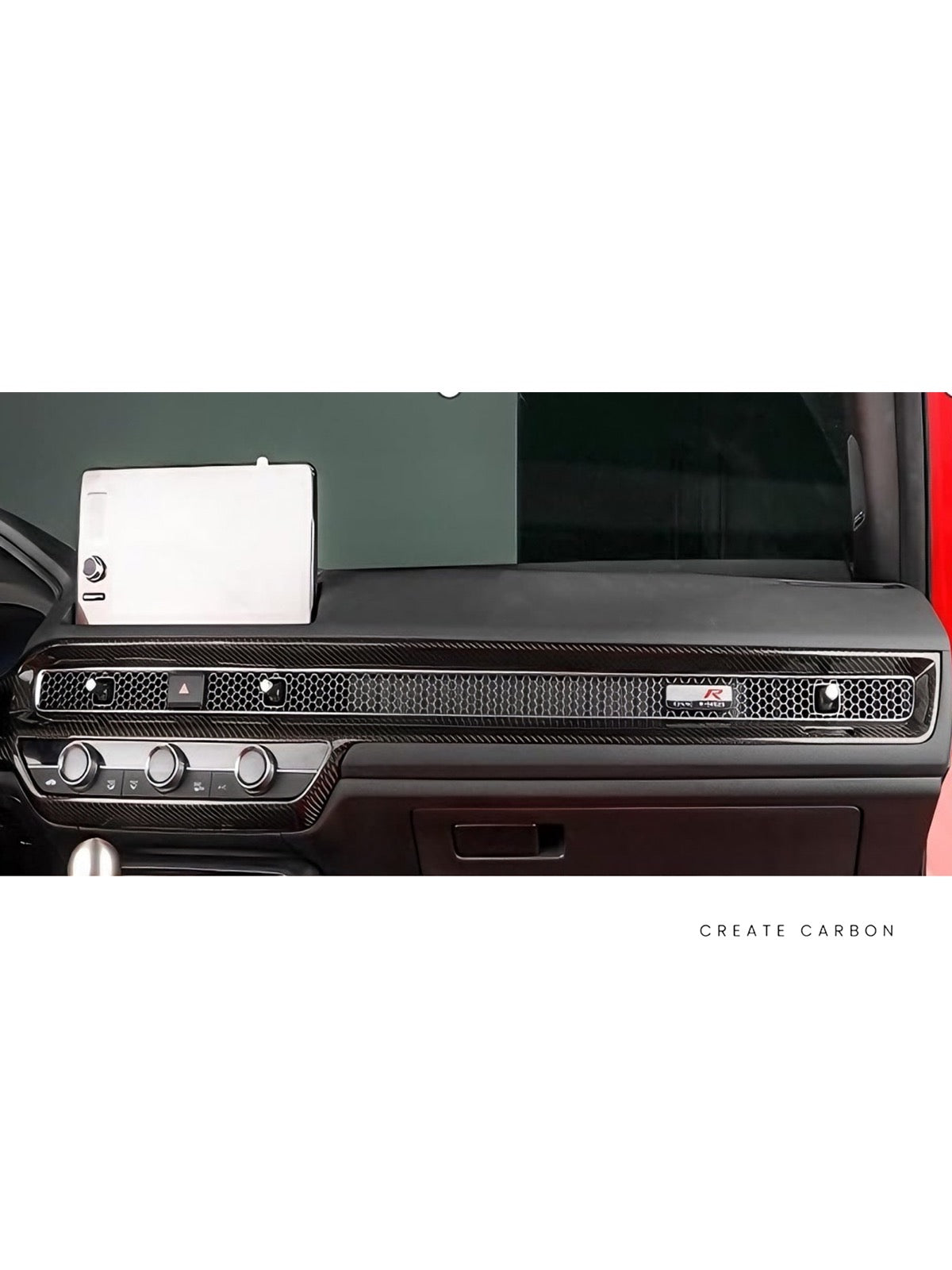 Dashboard Air Vent Trim (LHD) for Honda Civic Type R FL5, additional product view 6