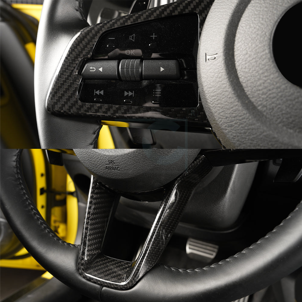 Create Carbon Dry Carbon Fiber Steering Wheel Cover for Nissan Z RZ34 400Z Fairlady Z 2023-2026+