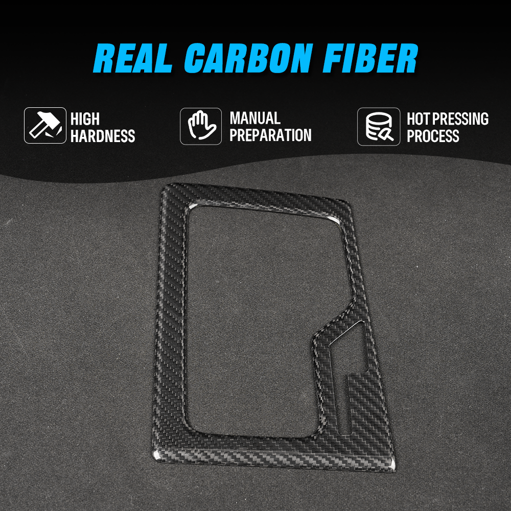 Dry Carbon Fiber Gear Shift Panel Cover for Hyundai Elantra N 2022+ (LHD)