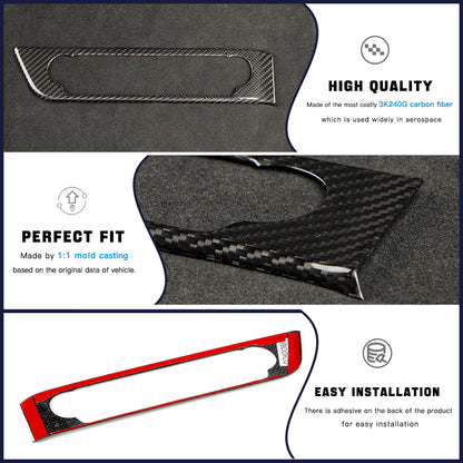 Create Carbon Dry Carbon Fiber A/C Button Panel Trim for Hyundai Elantra N 2024+ (LHD) Interior Climate Control Cover