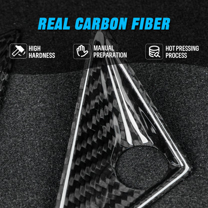 DRY Carbon Fiber Side Camera Covers for Tesla Cybertruck 2024-2026