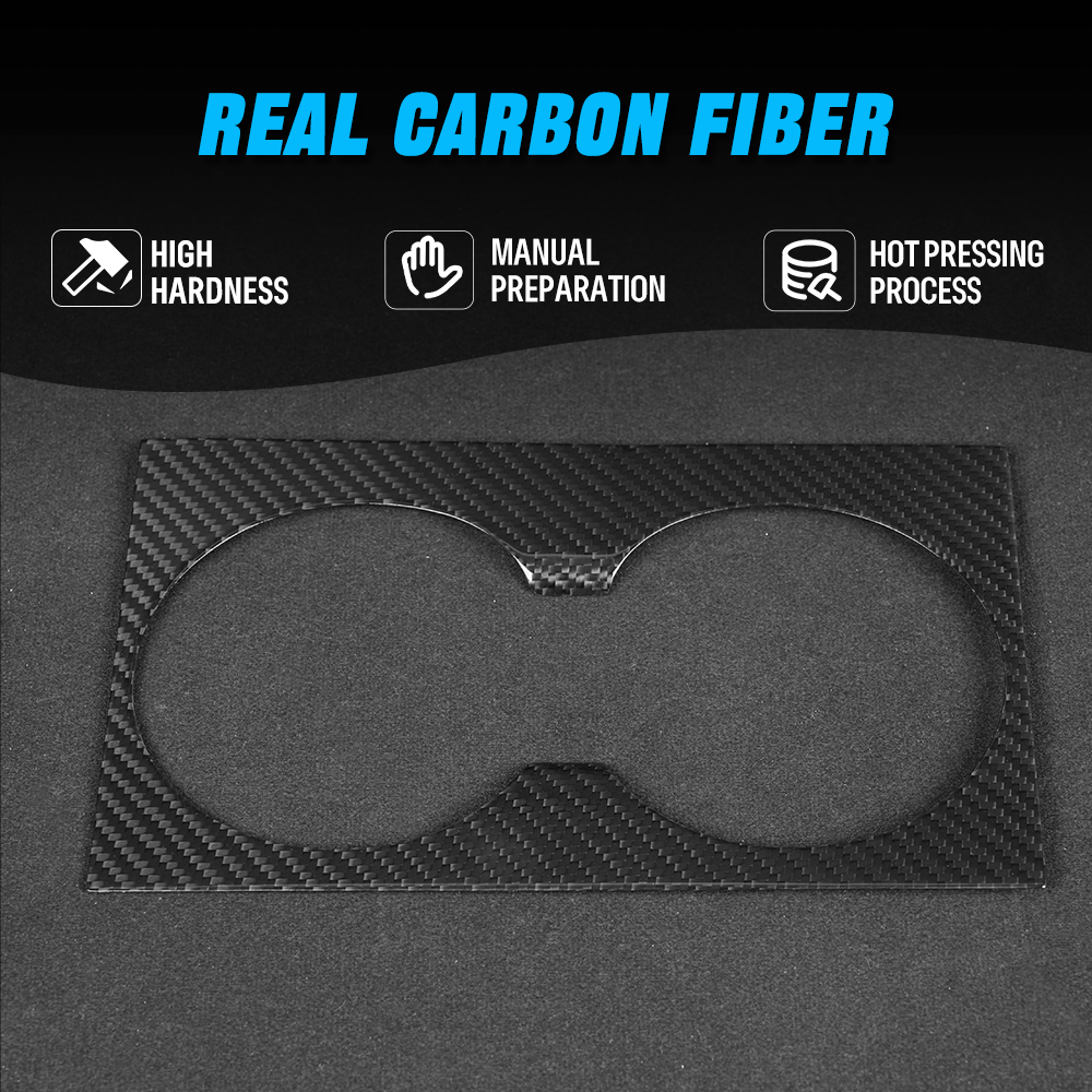 Dry Carbon Cup Slot Cover for Tesla Model Y Juniper 2025-2026+