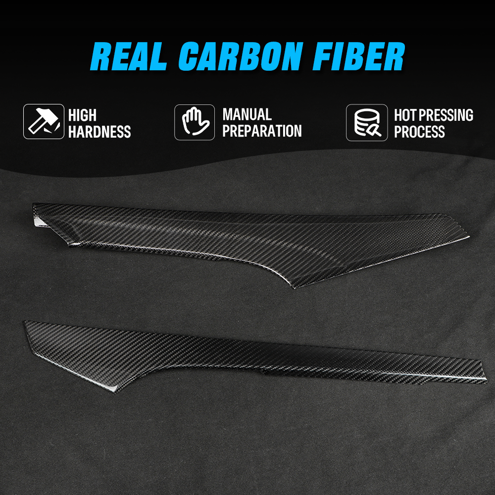 Real Dry Carbon Fiber Center Console Side Trim 2PCS for Hyundai Elantra N 2022+ (LHD) Interior Upgrade