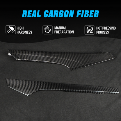 Real Dry Carbon Fiber Center Console Side Trim 2PCS for Hyundai Elantra N 2022+ (LHD) Interior Upgrade