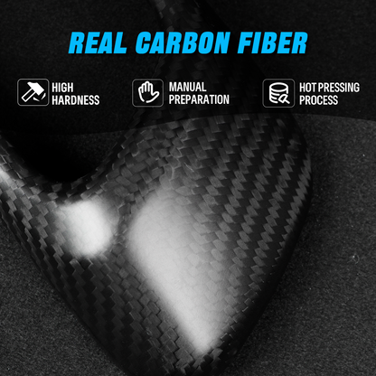 4pcs Dry Carbon Fiber Inner Door Handle Cover For Honda Civic Typer FL5 2023+