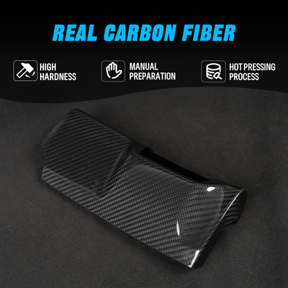 Real Dry Carbon Fiber Headlight Switch Panel Cover for Hyundai Elantra N 2022+ Interior Trim (LHD