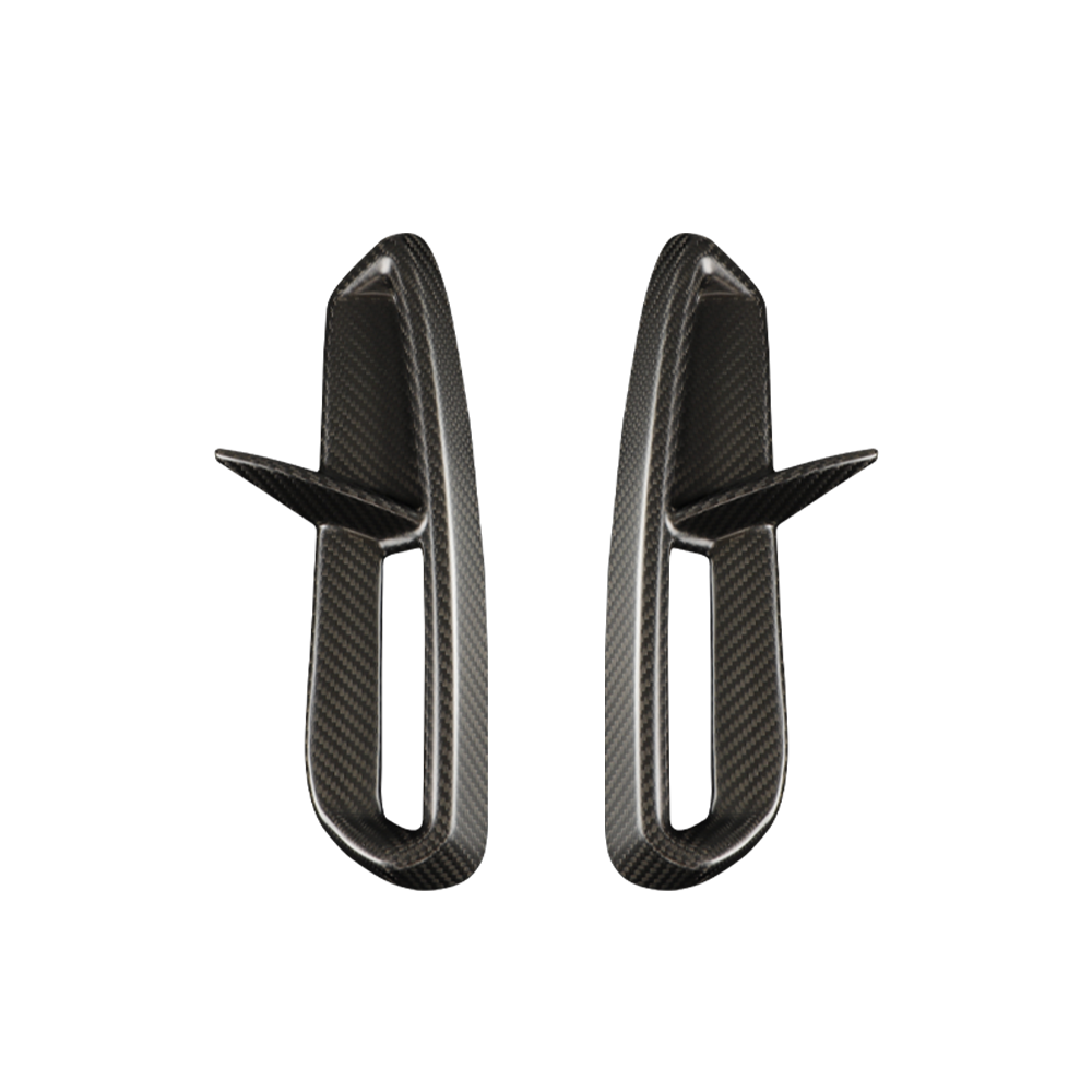 Create Carbon Carbon Fiber Rear Bumper Diffuser Spoiler Set (2PCS) for HONDA CIVIC Type R FL5