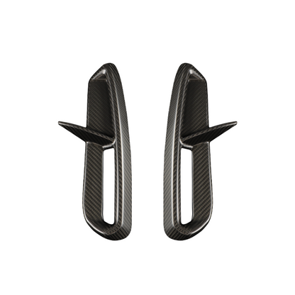 Create Carbon Carbon Fiber Rear Bumper Diffuser Spoiler Set (2PCS) for HONDA CIVIC Type R FL5