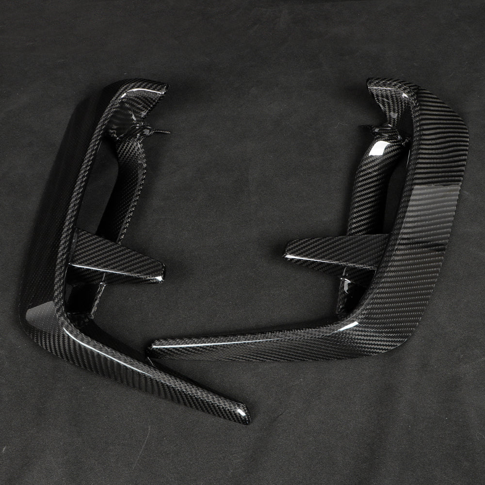 Create Carbon Dry Carbon Fiber Front Duct Cover Set (2PCS) for HONDA CIVIC Type R FL5