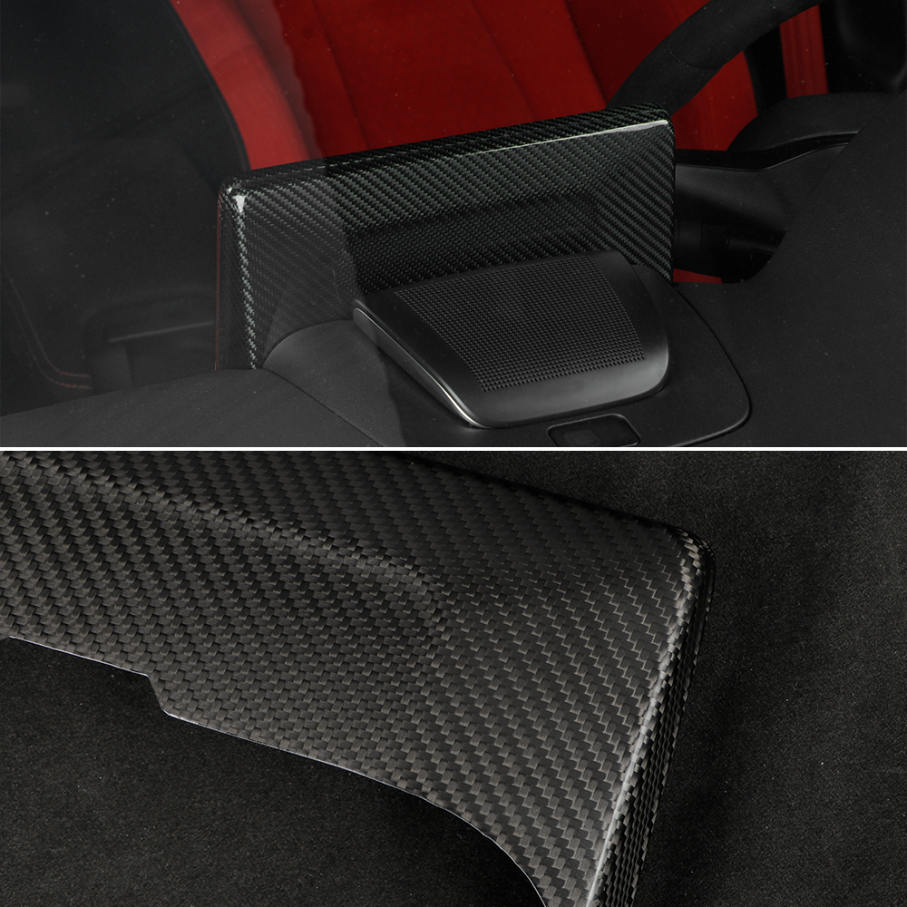 Create Carbon Dry Carbon Fiber Center Screen Back Cover (1PC) for HONDA CIVIC Type R FL5 2023+