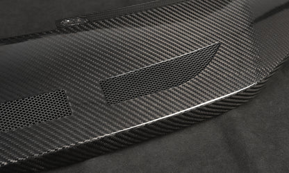 Create Carbon Dry Carbon Fiber Front Bumper Upper Grille Cover Replacement for HONDA CIVIC Type R FL5