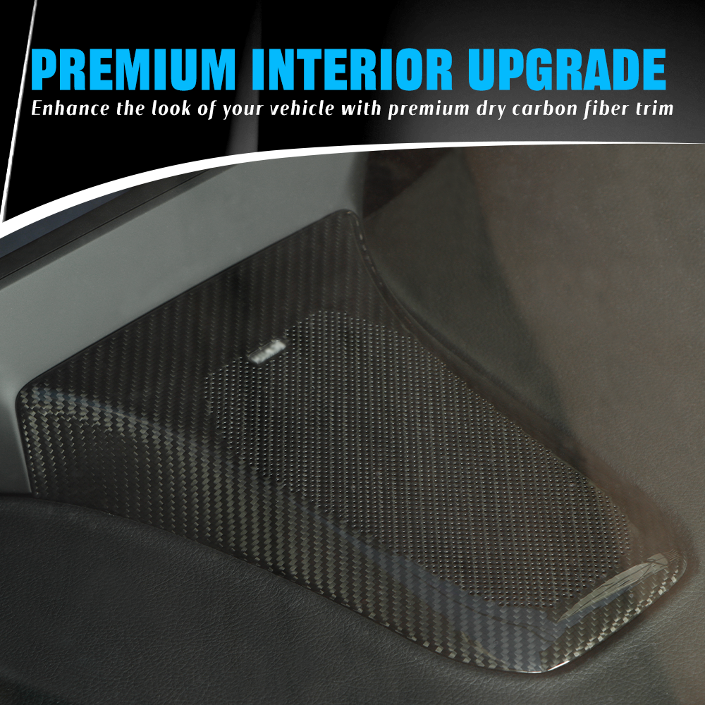 Create Carbon Dry Carbon Fiber Center Speaker Cover Trim for Toyota GR Supra A90 MK5 2019-2026