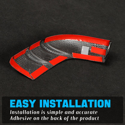 Premium Dry Carbon Fiber Side Mirror Strip Cover for Tesla Refreshed Model Y | Juniper