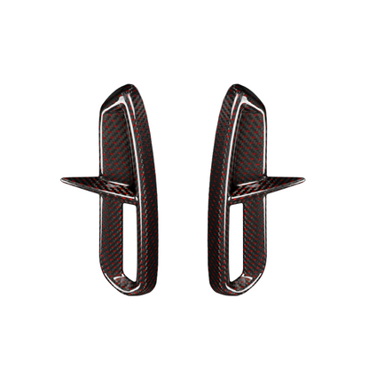 Create Carbon Carbon Fiber Rear Bumper Diffuser Spoiler Set (2PCS) for HONDA CIVIC Type R FL5