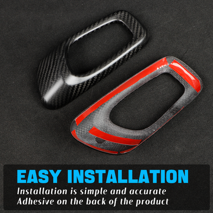 4pcs Dry Carbon Fiber Inner Door Handle Cover For Honda Civic Typer FL5 2023+