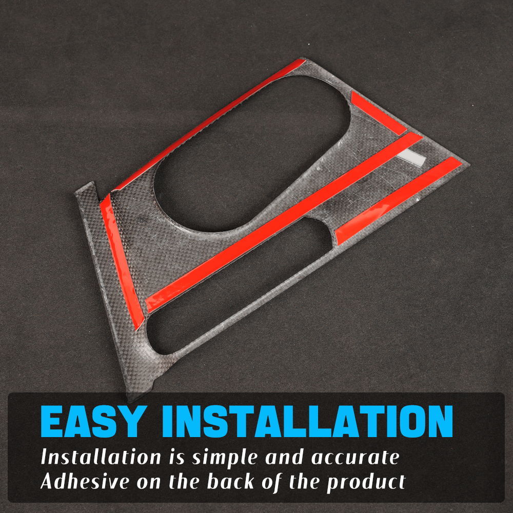 Create Carbon Dry Carbon Fiber Cup Holder Panel Cover for Hyundai Elantra N 2022+ (LHD)