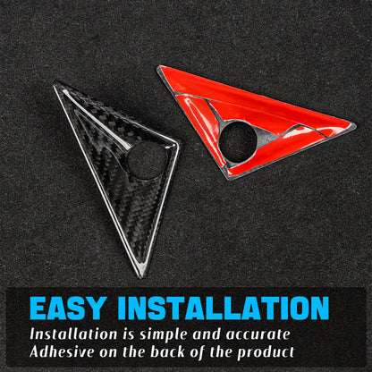 DRY Carbon Fiber Side Camera Covers for Tesla Cybertruck 2024-2026