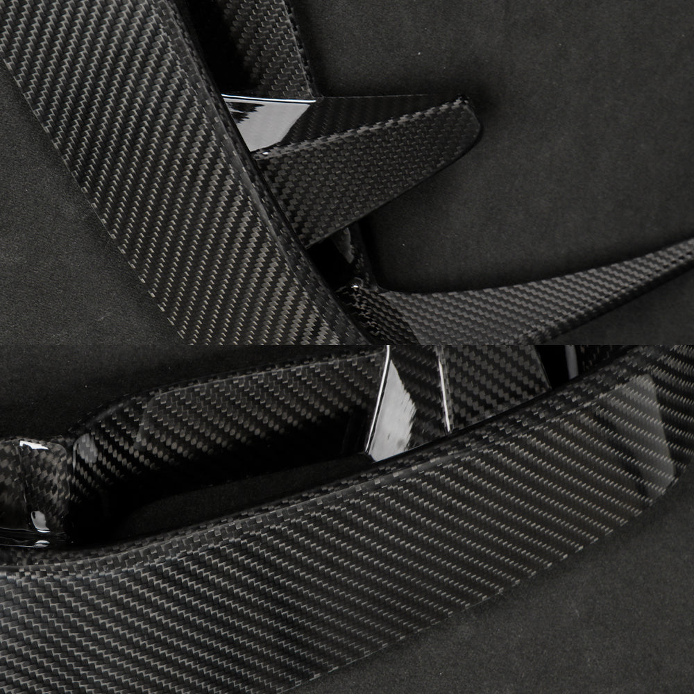 Create Carbon Dry Carbon Fiber Front Duct Cover Set (2PCS) for HONDA CIVIC Type R FL5
