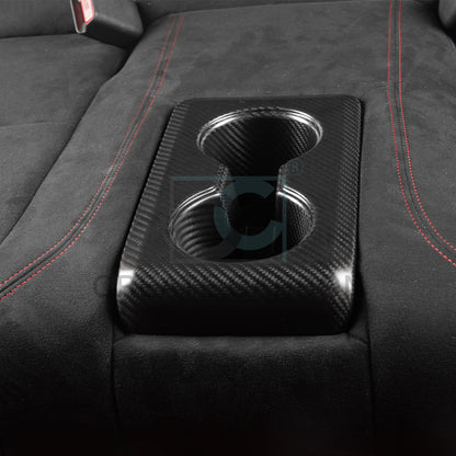 Create Carbon Dry Carbon Fiber Rear Cup Holder Replacement for HONDA CIVIC Type R FL5