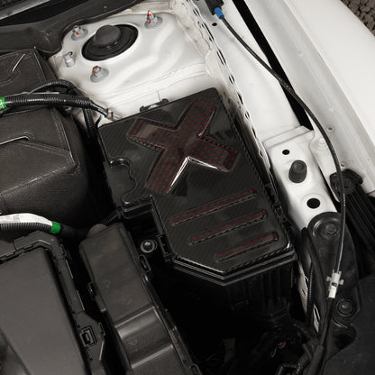 Create Carbon Dry Carbon Fiber Fuse Box Panel Cover for Honda 11th Gen Civic Hatchback/Sedan & Type R FL5 2022+