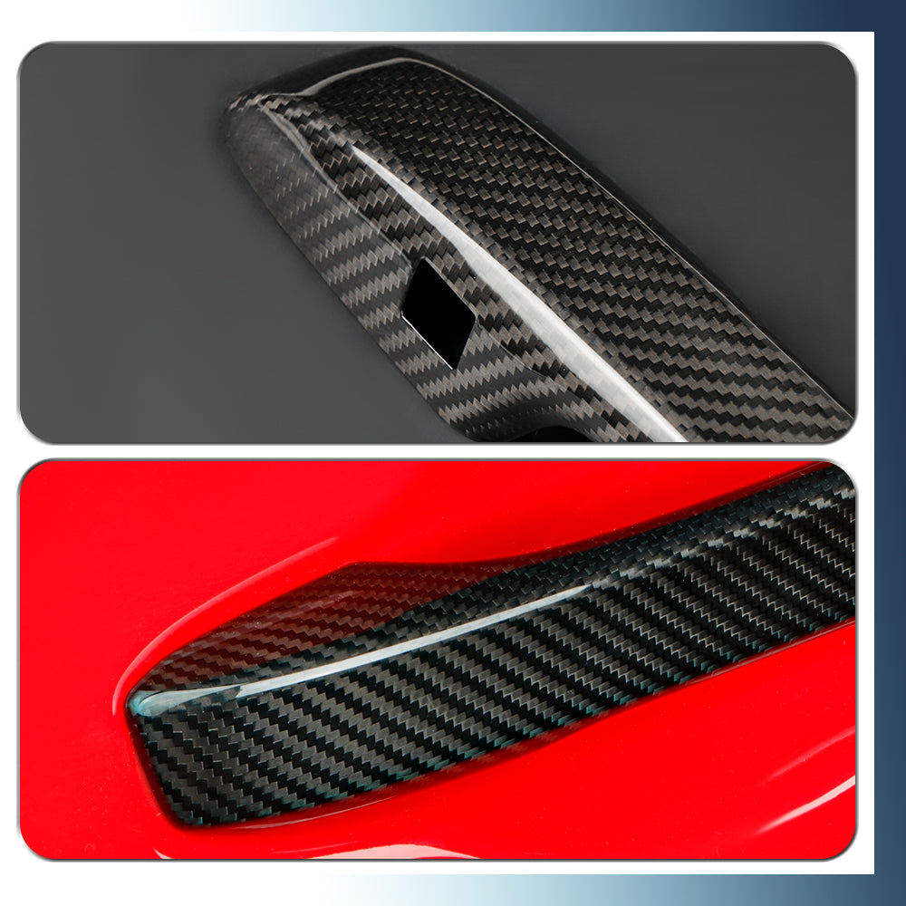 Create Carbon Dry Carbon Fiber Door Handle Covers for Honda Civic 11th Gen & Type R FL5