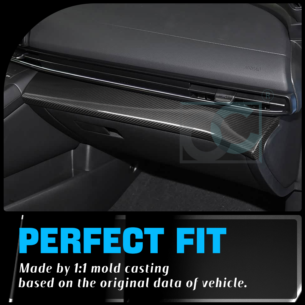Create Carbon Dry Carbon Fiber Passenger Side Dashboard Panel Trim for Hyundai Elantra N 2022+ (LHD)