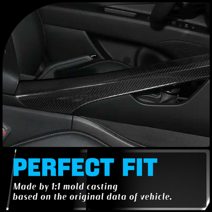 Real Dry Carbon Fiber Center Console Side Trim 2PCS for Hyundai Elantra N 2022+ (LHD) Interior Upgrade