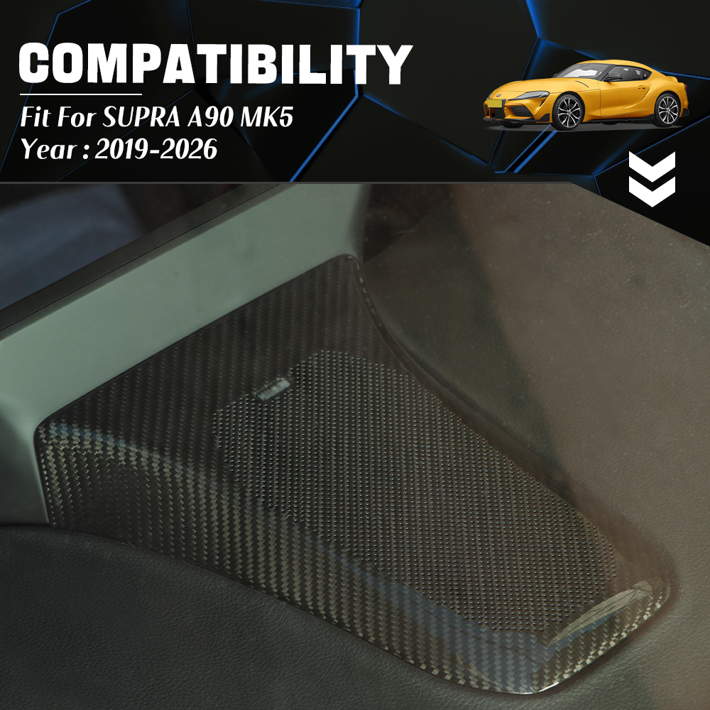 Create Carbon Dry Carbon Fiber Center Speaker Cover Trim for Toyota GR Supra A90 MK5 2019-2026