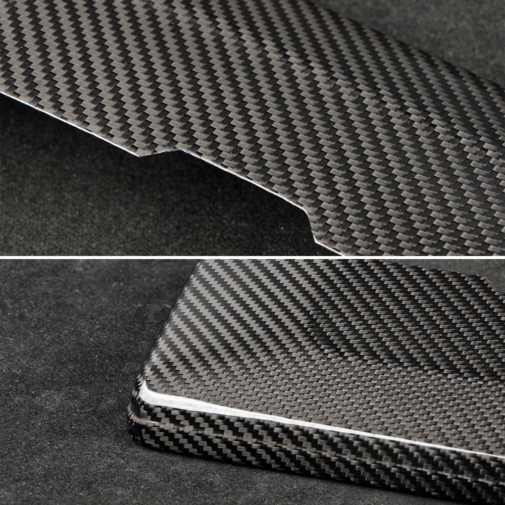 Dry Carbon Fiber Rear Exhaust Upper Trim Cover for Honda Civic Type R FL5 (2023+)