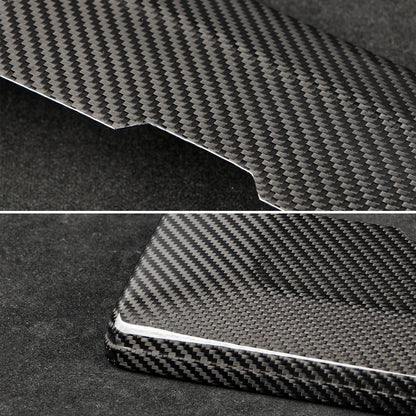 Dry Carbon Fiber Rear Exhaust Upper Trim Cover for Honda Civic Type R FL5 (2023+)