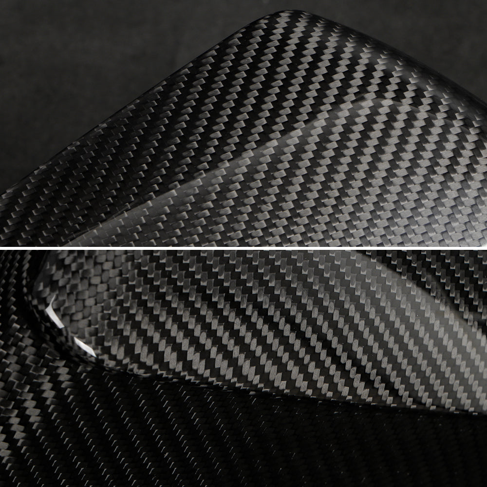 Create Carbon Dry Carbon Fiber Side Mirror Covers for Tesla Model Y Juniper 2025+ (Standard, Long Range & Performance)