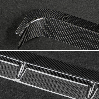 Create Carbon Dry Carbon Fiber Rear Exhaust Trim Cover for Honda Civic Type R FL5