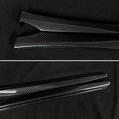 Dry Carbon Fiber Door Panel Trim Cover for Tesla Model Y (2025-2027+) | Standard, Premium, Performance | Juniper