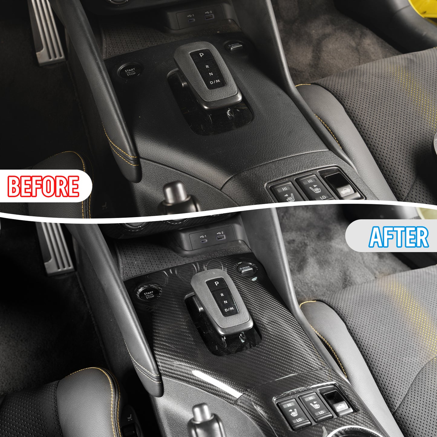 Nissan ZDry Carbon Fiber Shifter Cover for Nissan Z RZ34 2023+