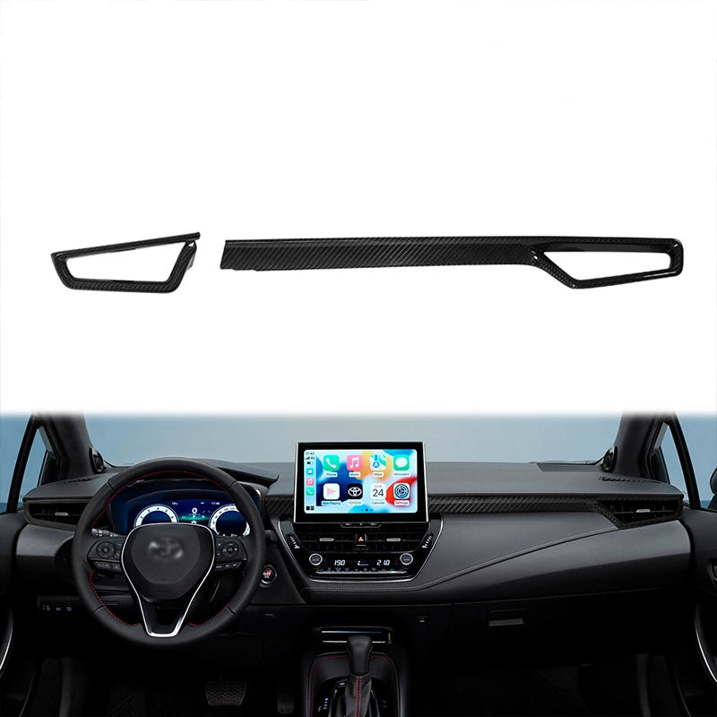 Create Carbon Carbon Fiber Interior Trim for 2023-2025 Toyota Corolla GR | Dry Carbon Fiber Dashboard Left & Right Air Vent Panels