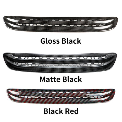 Dry Carbon Fiber Hood Vent Scoop Cover for Honda Civic Type R FL5 front view